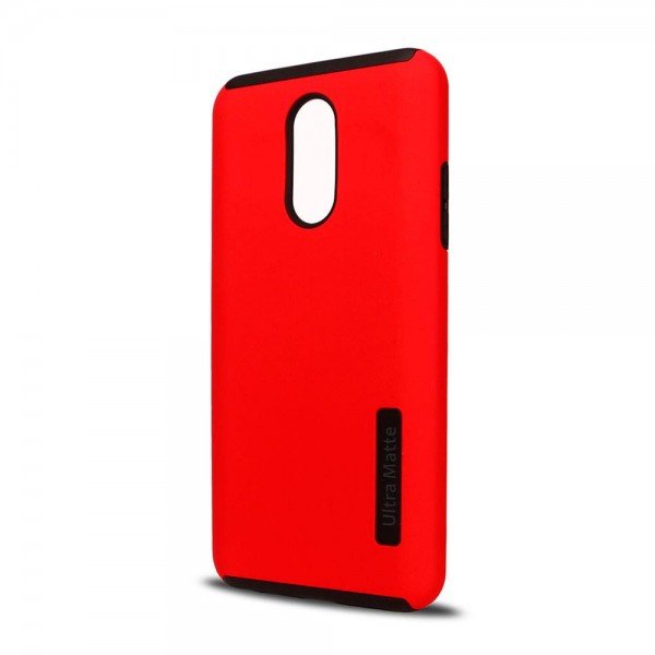 Wholesale LG Stylo 5 Ultra Matte Armor Hybrid Case (Red)